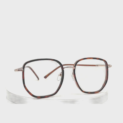 Irena - Oversize Clear Lens Blue Light Blocking Eyeglasses
