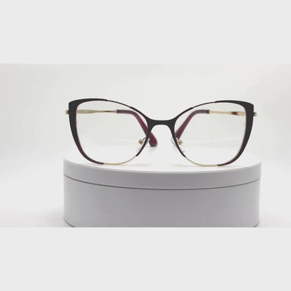 Alessia - Clear Lens Blue Light Blocking Eyeglasses